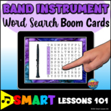 BAND INSTRUMENT WORD SEARCH Boom Cards™ Music Activity Ins
