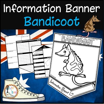 Preview of BANDICOOT Information Report Banner - Australian Animals