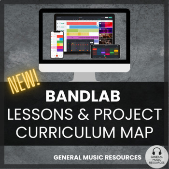 Preview of BANDLAB Lessons & Unit Map | Music Production & Technology in the Classroom