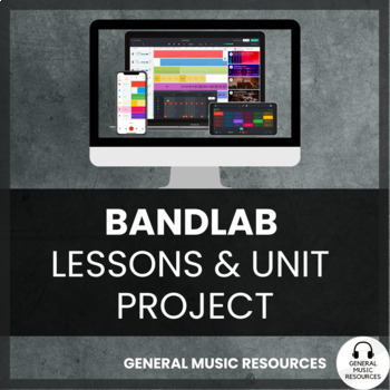 Preview of BANDLAB Lessons & Unit Project | 10 Lessons | Digital Audio Workstation (DAW)