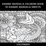 BARBIE MANDALA COLORING BOOK