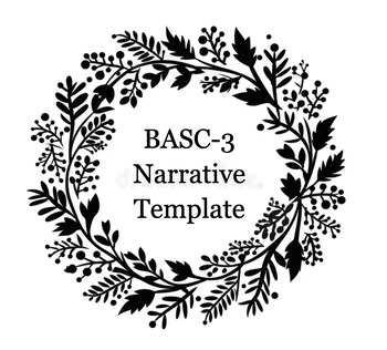 Preview of BASC-3 Narrative Template