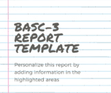 BASC-3 Report Template