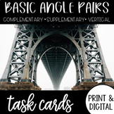 BASIC ANGLE PAIRS Task Cards PRINT & DIGITAL