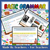 BASIC GRAMMER - 11 LESSONS + FULL RESOURCES - AMAZING VALUE