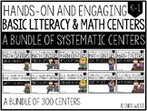 BASIC Literacy and Math Centers BUNDLED