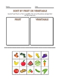 BASIC SORTING (animals, person, vegetable, fruits, treats,