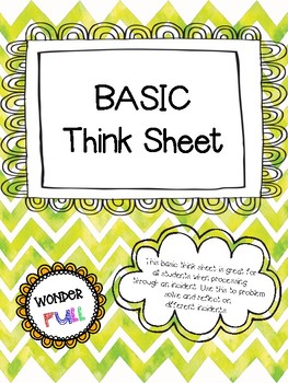 Preview of BASIC Think Sheet