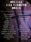 Basketball 1 ball, ball handling drills