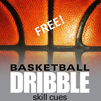 Preview of BASKETBALL DRIBBLE: PHYSICAL EDUCATION SKILL CUES POSTER