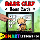 BASS CLEF BOOM CARDS™ Music Note Reading Game Music Activi