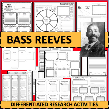 Preview of BASS REEVES Black History Month Biographical Biography Research