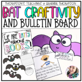 BAT CRAFT FOR FALL | HALLOWEEN | Reading - Book Bulletin board