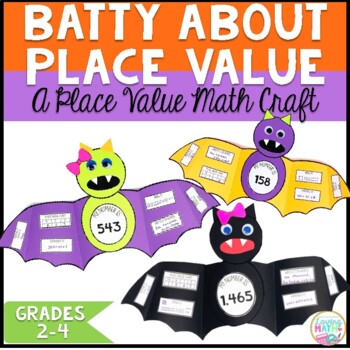 Preview of Place Value Math Craft- A Hands-on Fall Place Value Activity