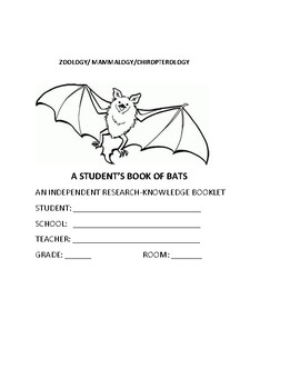 Preview of BATS: AN INDEPENDENT RESEARCH BOOKLET/ ASSIGNMENT/ZOOLOGY