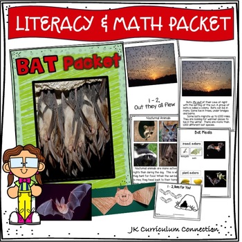 Preview of BATS - Bat Packet of Literacy and Math Activities