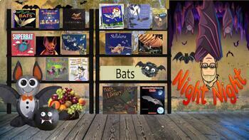 Preview of BATS!  Bitmoji  Virtual Interactive "Editable" Classroom