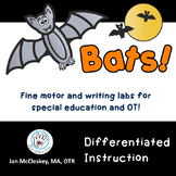 Bats Fine Motor and Writing Activities (Special Education 