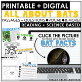 All About Bats - Reading and Science Activities with Writi
