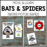 BATS & SPIDERS Move & Learn Gross Motor Games - Preschool,