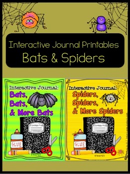 Preview of BATS and SPIDERS Comprehension Suffix Contractions Task Cards Foldables