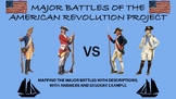 BATTLES OF THE AMERICAN REVOLUTIONARY WAR MAPPING PROJECT