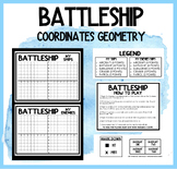 BATTLESHIP COORDINATES | GEOMETRY | MATH GAME PRINT AND PLAY