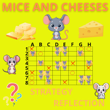 Preview of ✨BATTLESHIP GAME - MICE AND CHEESES - STRATEGY - LOGIC - OBSERVATION... #1✨