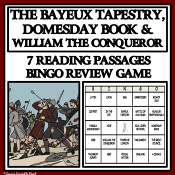 Preview of BAYEUX TAPESTRY AND WILLIAM THE CONQUEROR - Reading Passages and Bingo