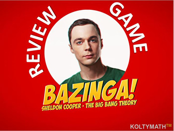 Preview of BAZINGA! a Cool & Fun Alternative to Jeopardy for Review