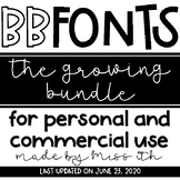 BB Fonts- The GROWING Bundle