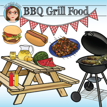 Preview of BBQ Grill Food Clipart
