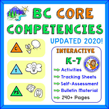 Preview of BC Core Competencies - Activities & Self-Assessment (K-7)