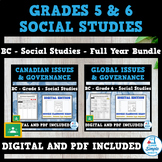 BC - Grade 5 & 6 Social Studies - FULL YEAR BUNDLE