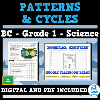 Preview of BC Science - Grade 1 - Patterns and Cycles