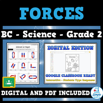 Preview of BC Science - Grade 2 - Forces