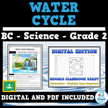 Preview of BC Science - Grade 2 - The Water Cycle