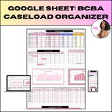 BCBA Caseload Organizer: All-In-One Google Sheet