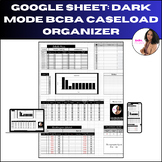 BCBA Caseload Organizer: All-In-One Google Sheet Dark Mode