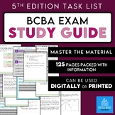 BCBA Exam Study Guide | 5th Edition | ABA Test Prep | Beha