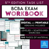 BCBA Exam Study Workbook | Digital + Printable | Behavior 