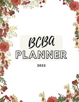 Preview of BCBA Planner