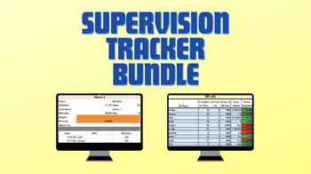 Preview of BCBA Supervision Tracker Bundle