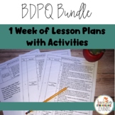BDPQ Lesson Plans and Activities