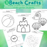 BEACH Crafts for Preschool and Kindergarten Students, No P