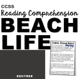 "BEACH LIFE" INFORMATIONAL READING COMPREHENSION & INFERRING
