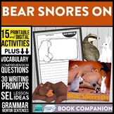 BEAR SNORES ON activities READING COMPREHENSION worksheets