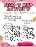 BEAR-Y KIND | SEL ACTIVITY | VALENTINE'S DAY