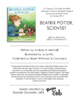 Preview of BEATRIX POTTER, SCIENTIST Discussion and Activity Guide
