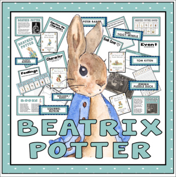 Preview of BEATRIX POTTER TEACHING RESOURCES ENGLISH READING AUTHOR PETER RABBIT
